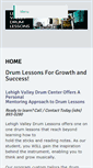 Mobile Screenshot of lvdrumlessons.com